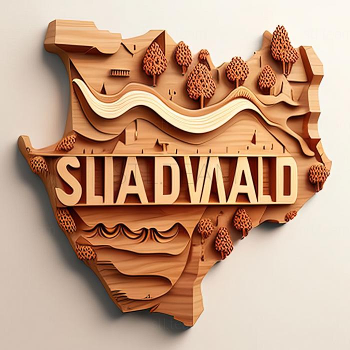 3D model Somaliland See Somaliland listing (STL)